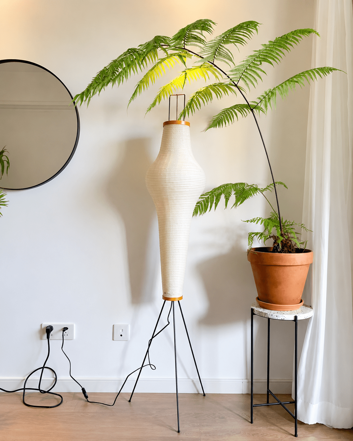 Ryo | Japanese Rice Paper Lantern Floor Lamp - Luma House