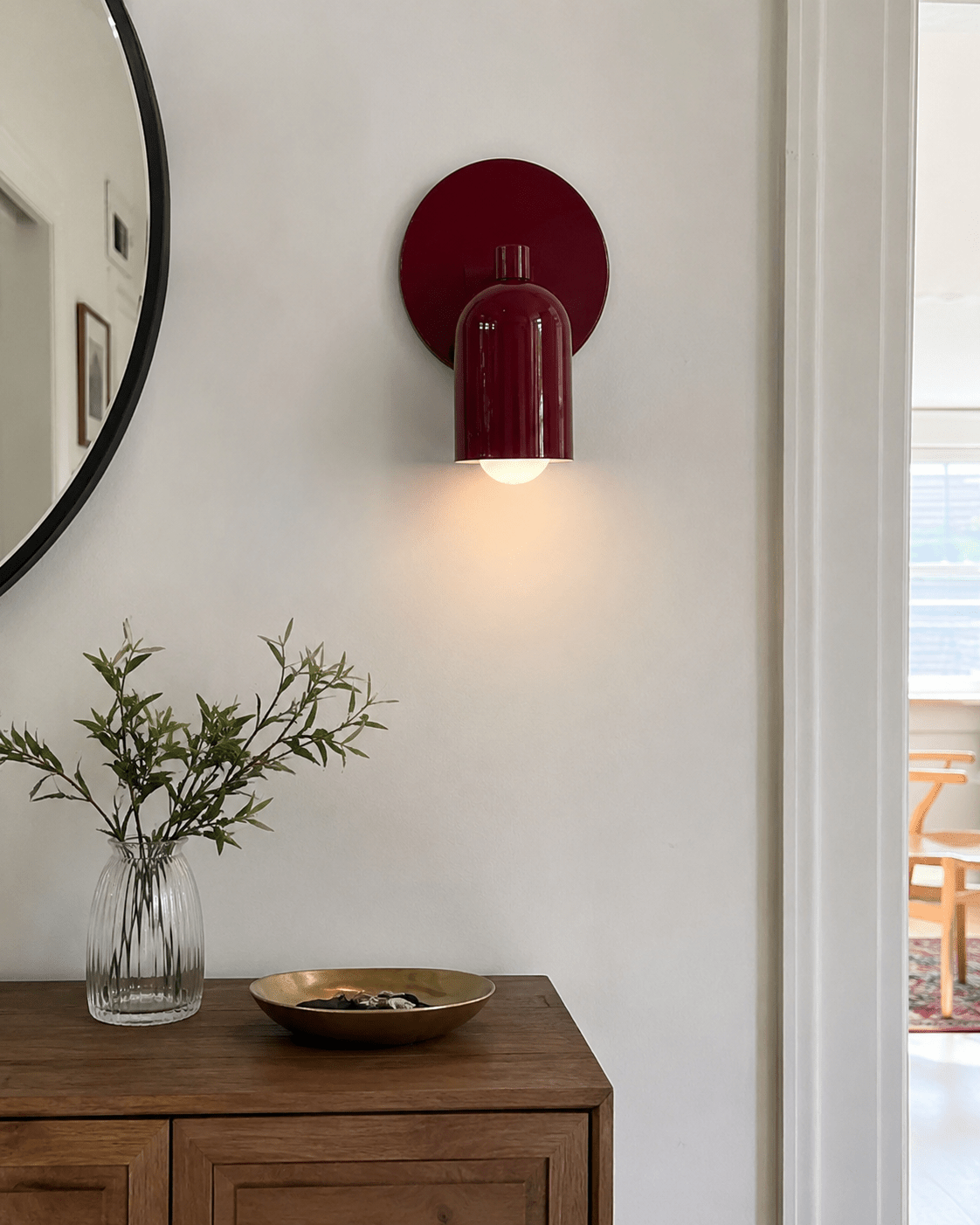 Saga | Nordic Glass Wall Sconce - Luma House
