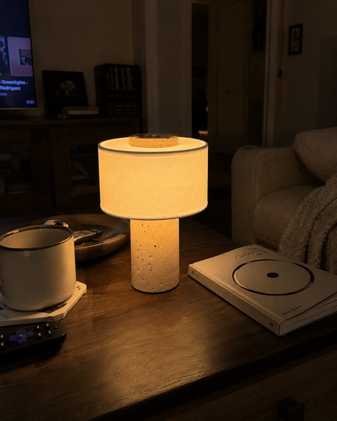 Sera | Calacatta Marble Table Lamp - Luma House