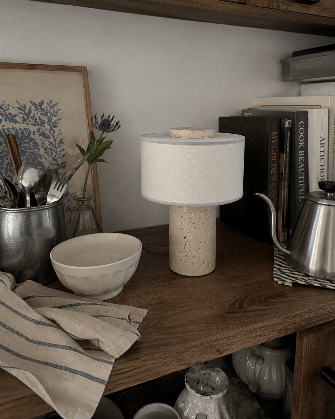 Sera | Calacatta Marble Table Lamp - Luma House