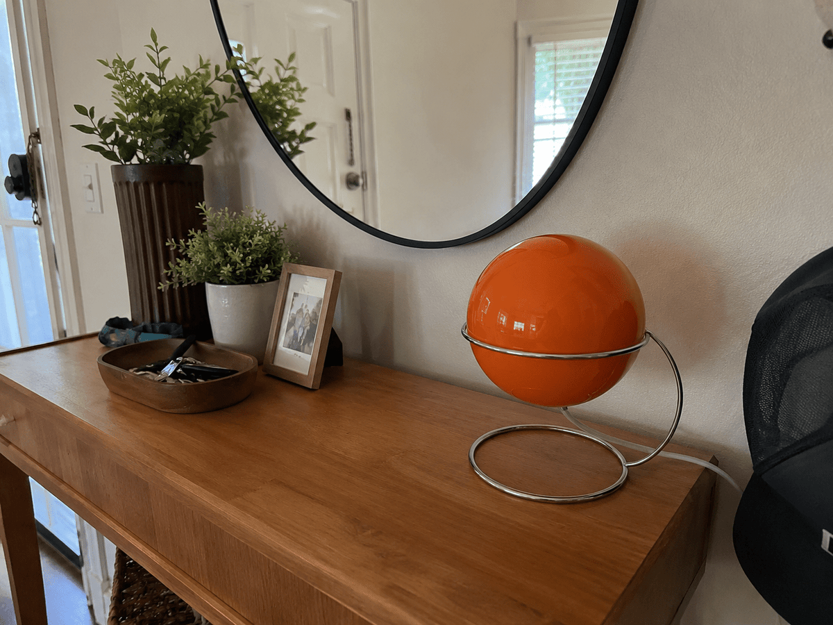 Seren | Modern Glass Coffee Table Lamp - Luma House