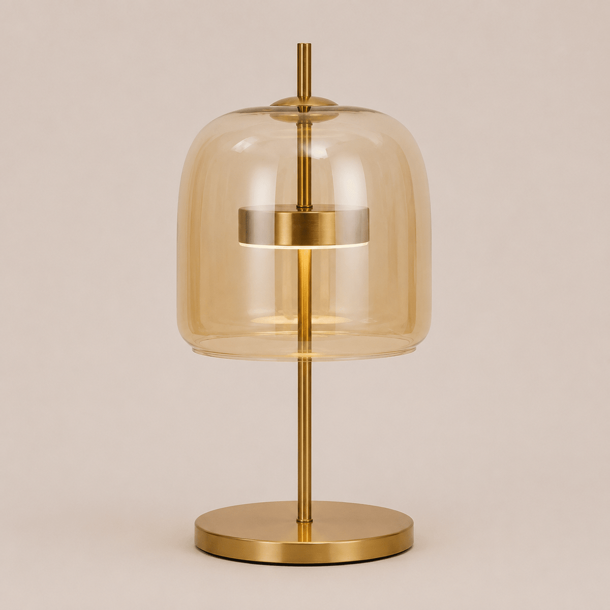 Sienna | Modern Glass Bedside Lamp - Luma House