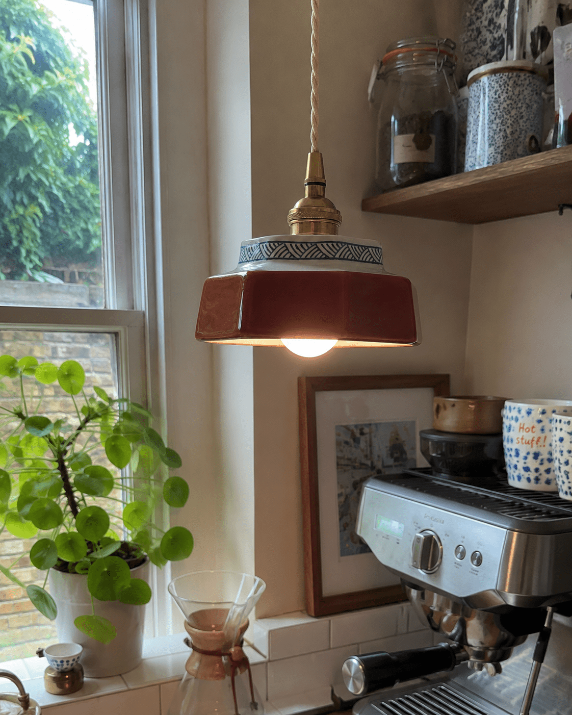 Taro | Retro Ceramic Pendant Light - Luma House