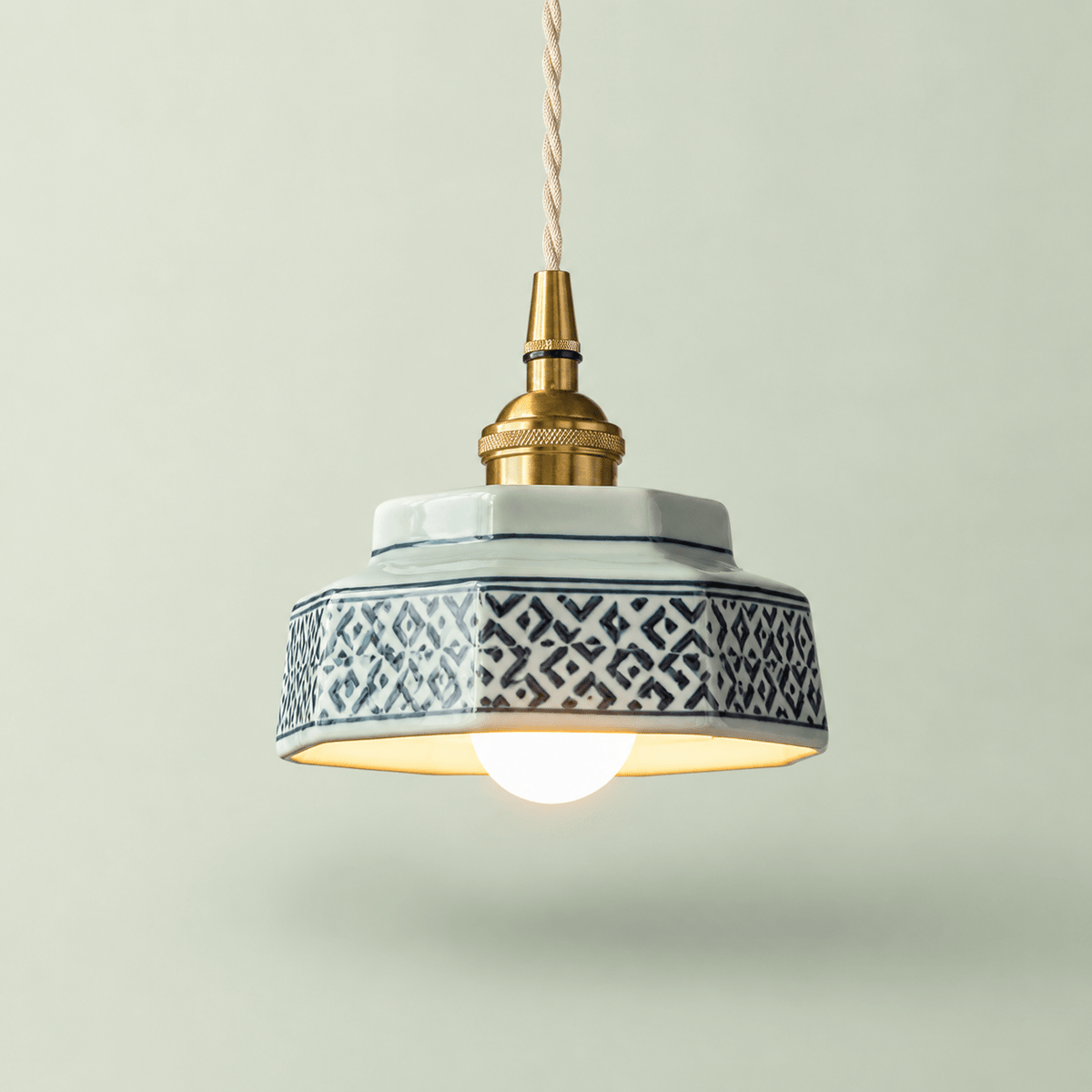 Taro | Retro Ceramic Pendant Light - Luma House