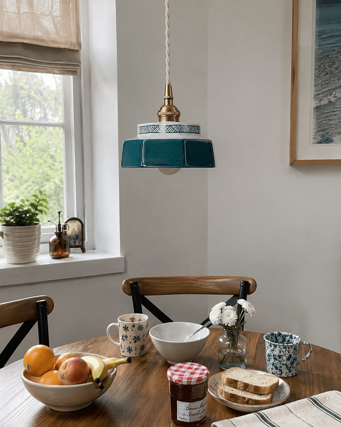 Taro | Retro Ceramic Pendant Light - Luma House