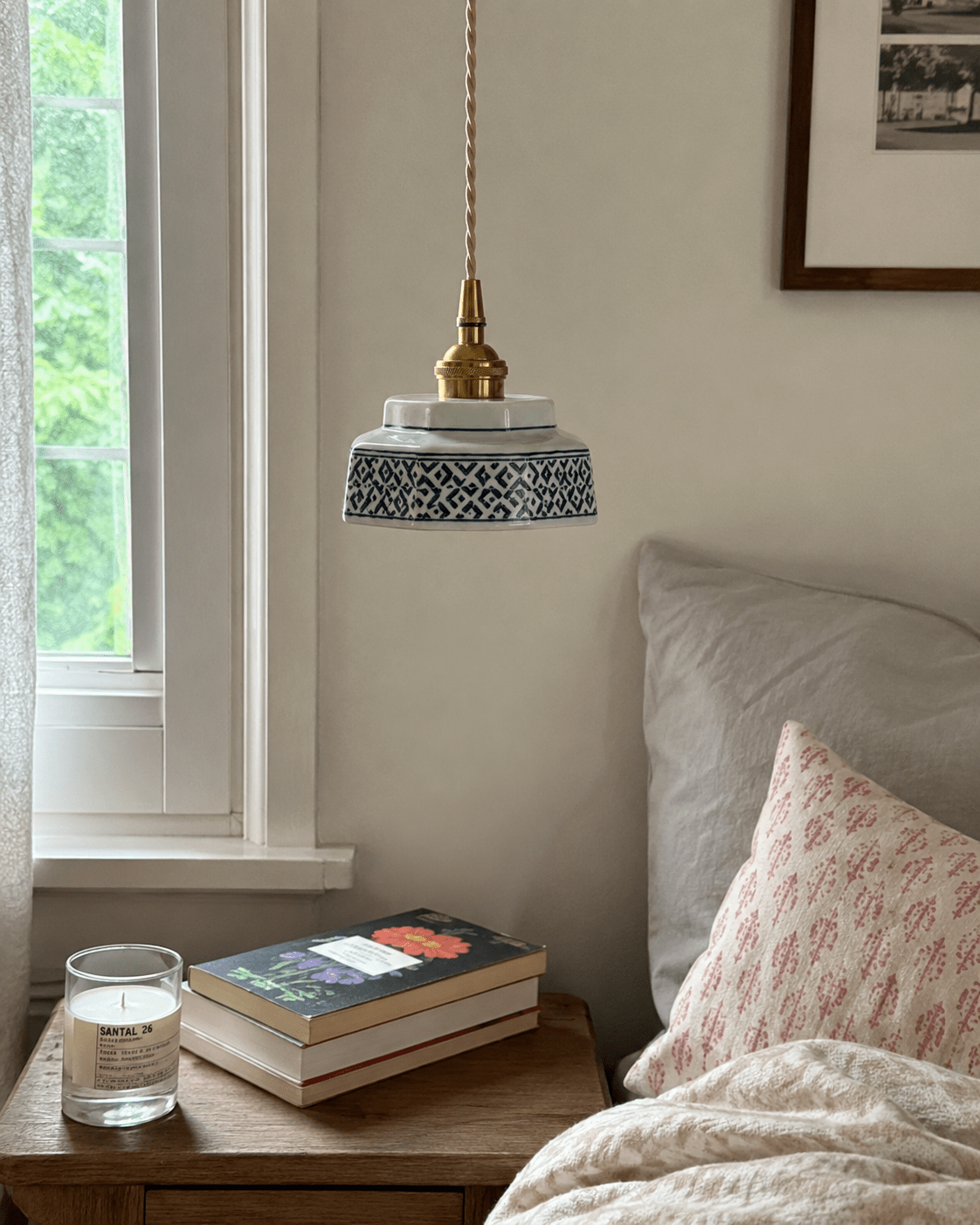 Taro | Retro Ceramic Pendant Light - Luma House