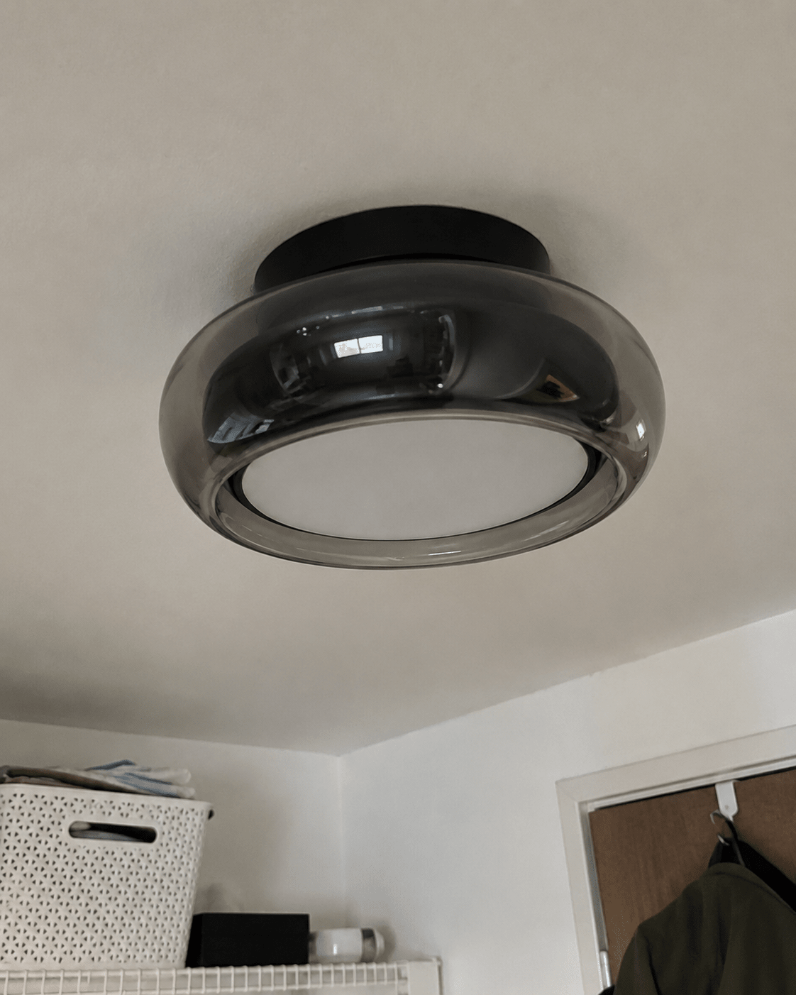 Tondo | Cognac Glass Flush Mount Ceiling Light - Luma House