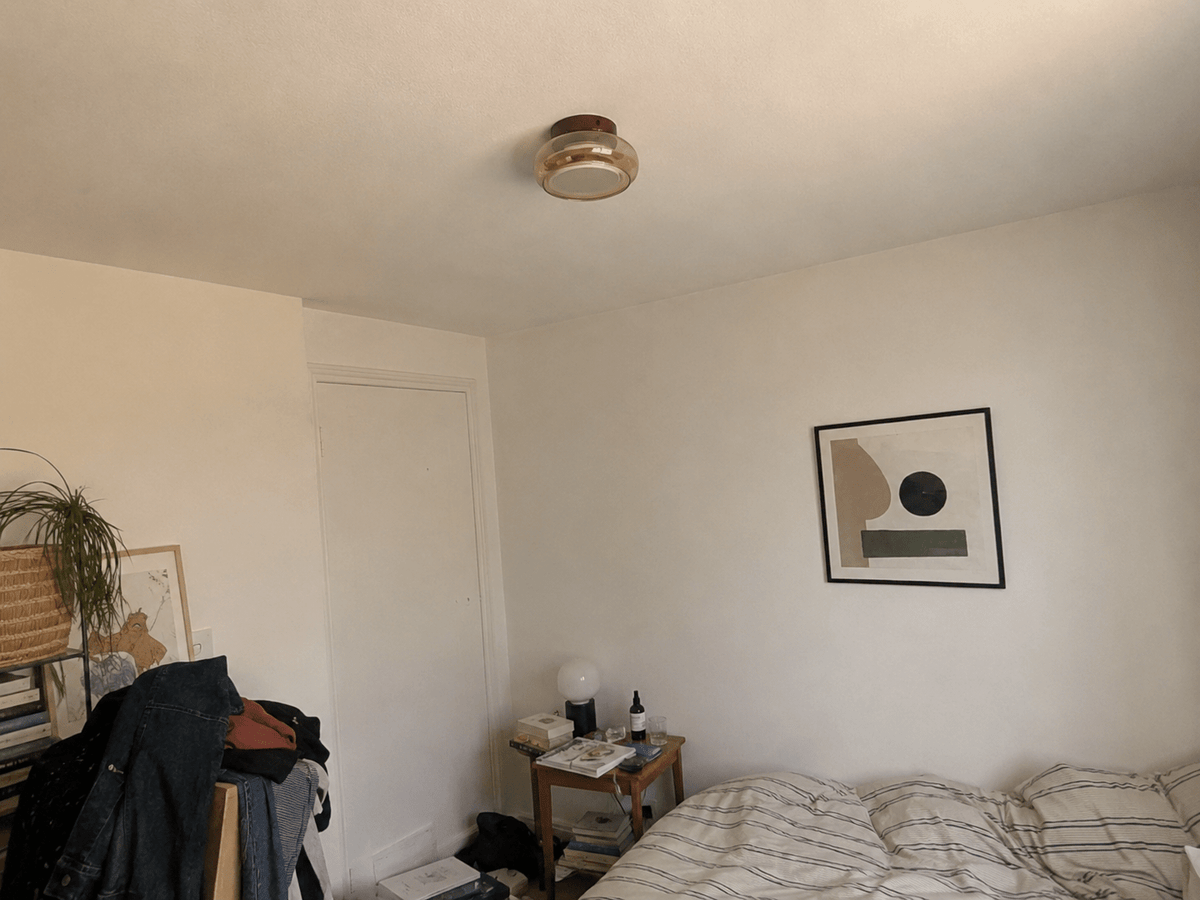 Tondo | Cognac Glass Flush Mount Ceiling Light - Luma House