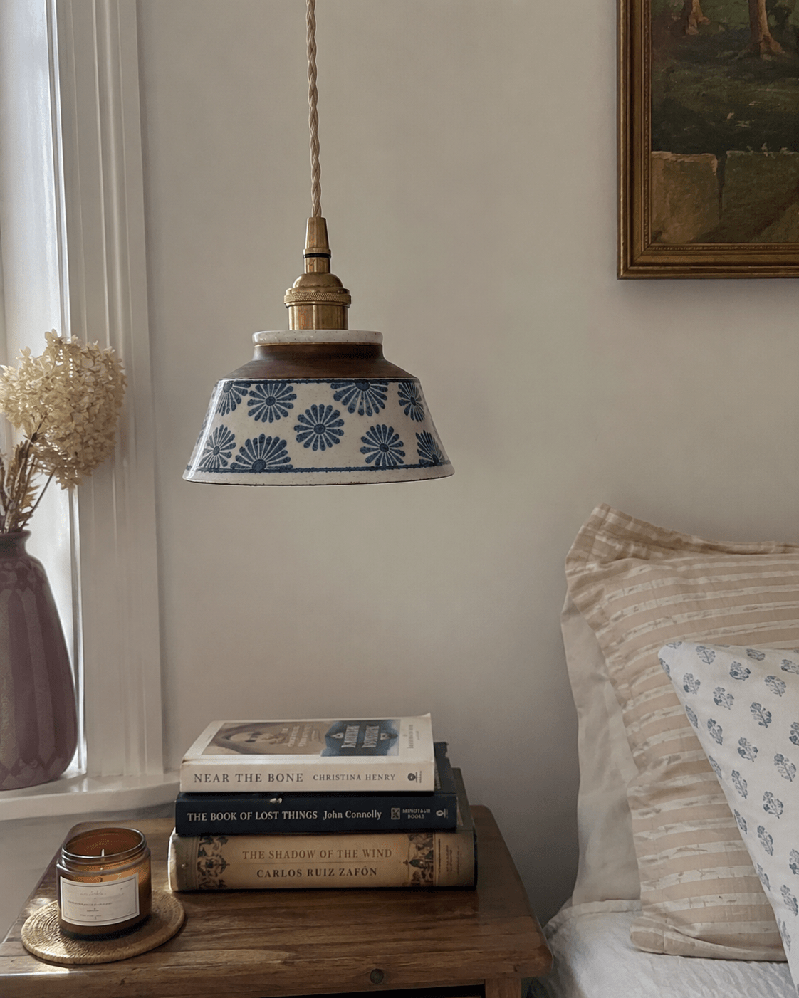 Wei | Retro Ceramic Pendant Light - Luma House