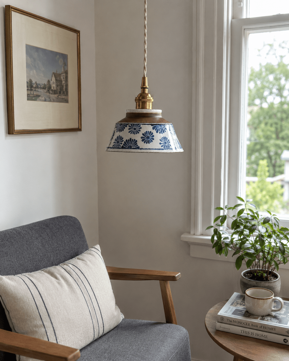 Wei | Retro Ceramic Pendant Light - Luma House
