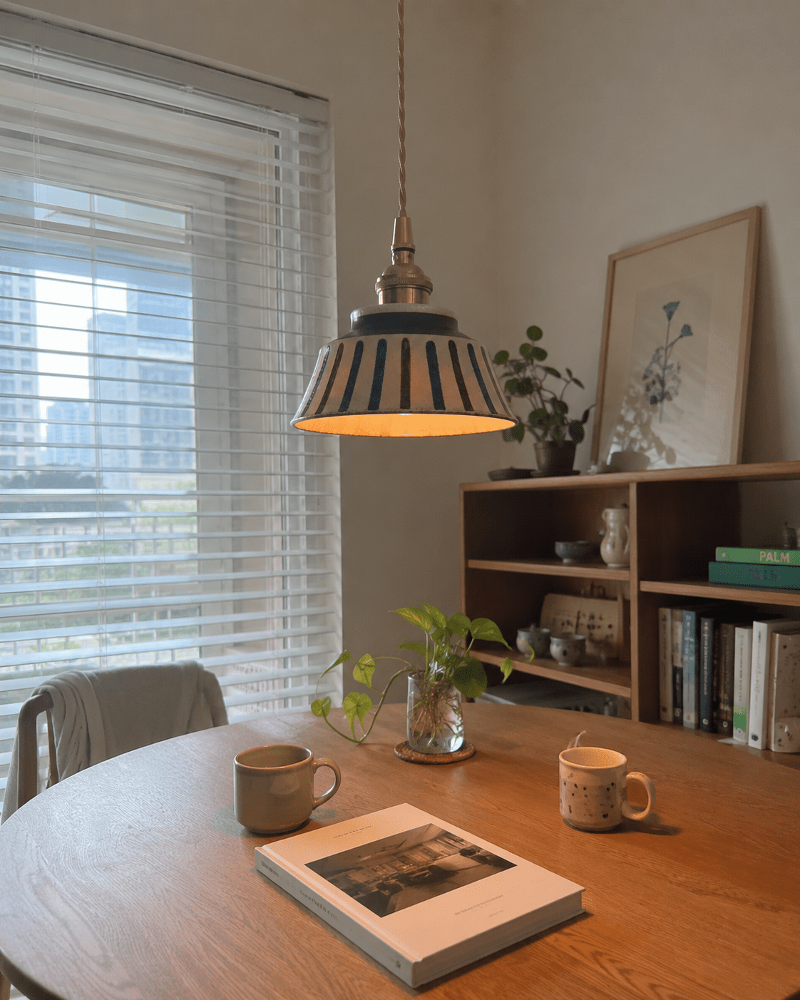 Wei | Retro Ceramic Pendant Light - Luma House
