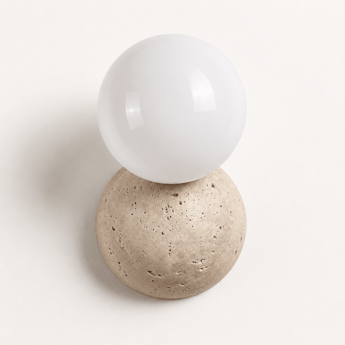 Wes | Stone Globe Wall Sconce - Luma House