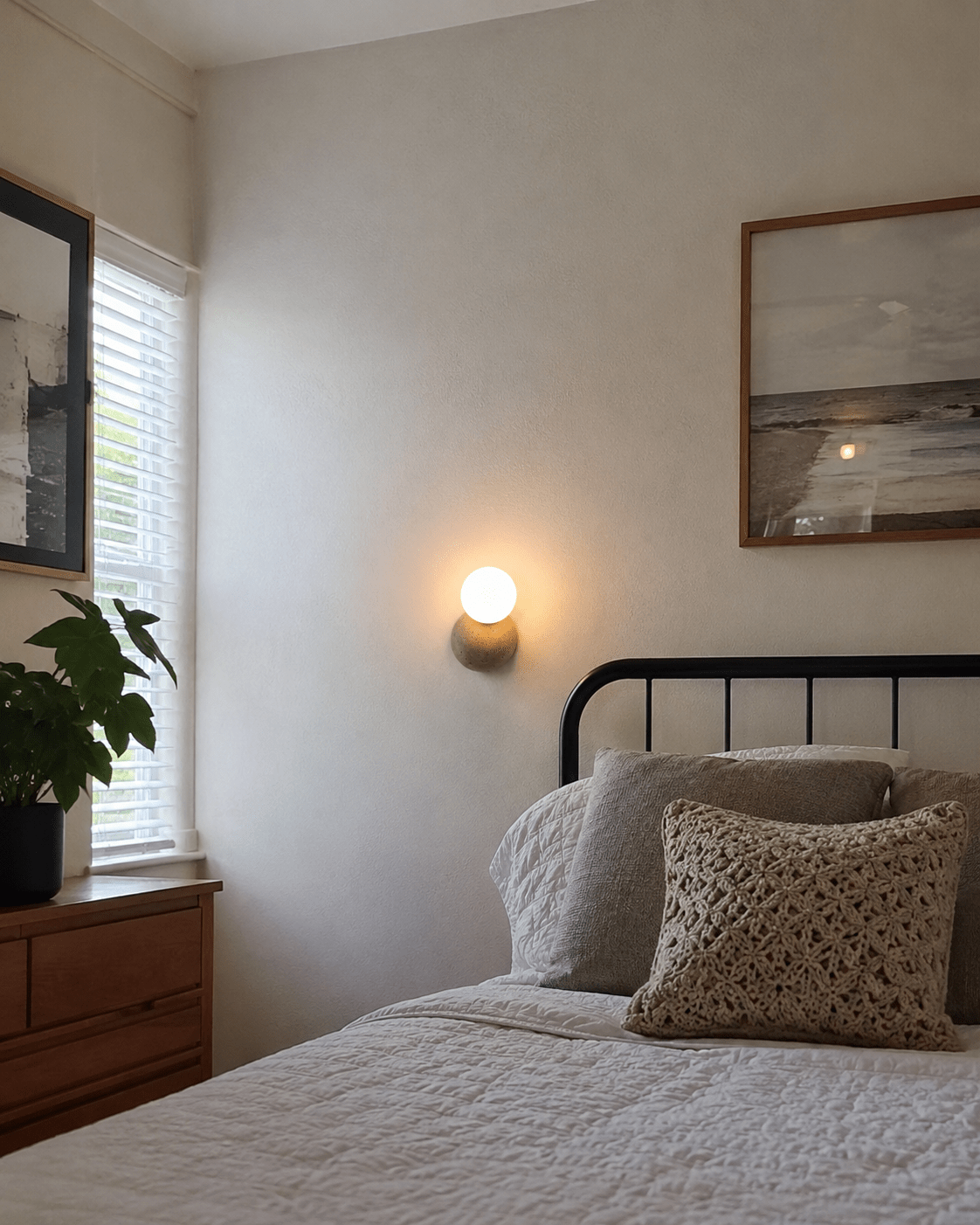 Wes | Stone Globe Wall Sconce - Luma House