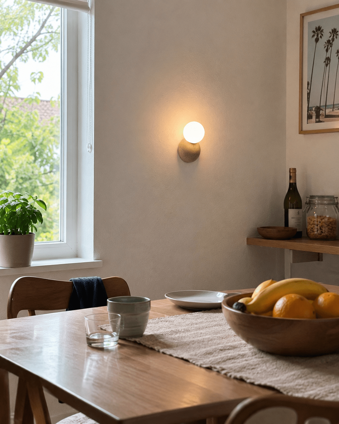 Wes | Stone Globe Wall Sconce - Luma House